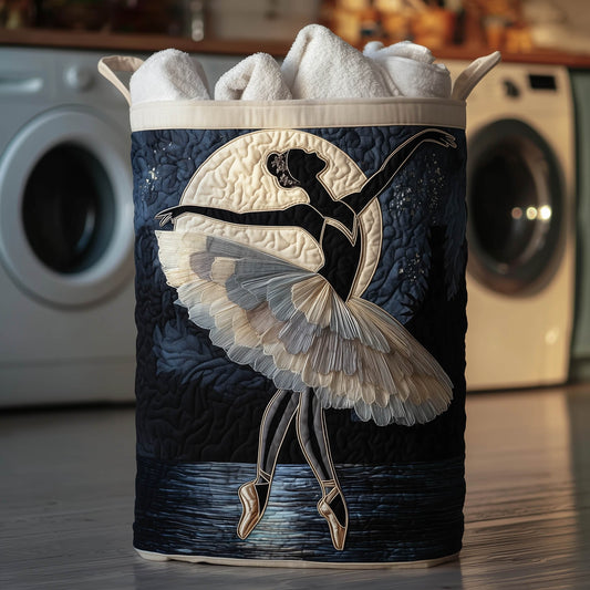 Swan Ballerina Quilted Laundry Basket GFTONT4907