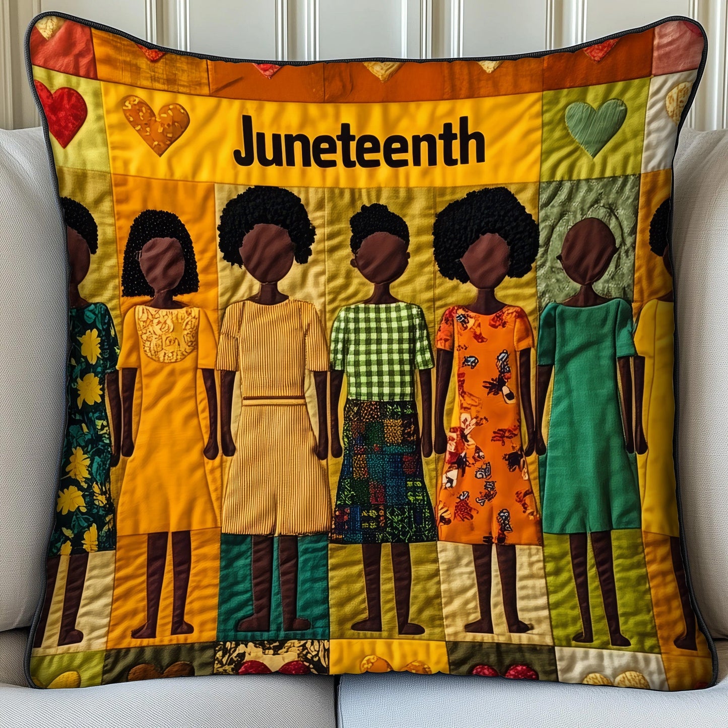 Juneteenth Quilted Pillow Case GFTONT492