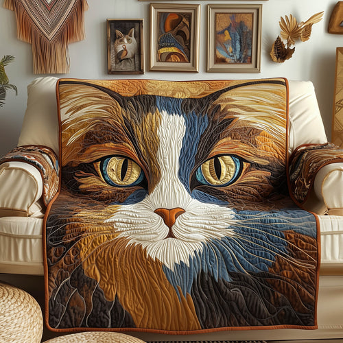 Rustic Catitude Quilted Sofa Cover GFTONT4964