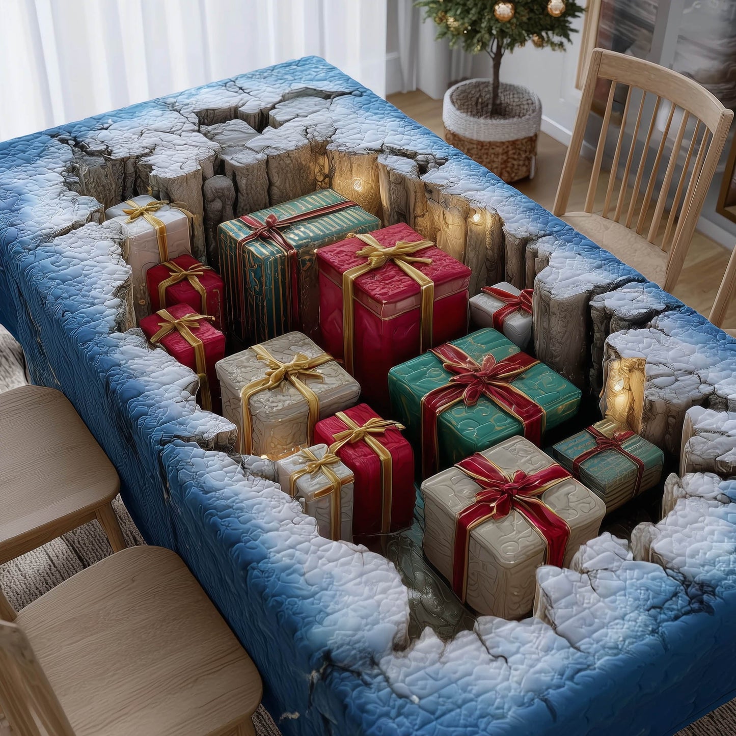 Festive Presents Tablecloth GFTONT5011