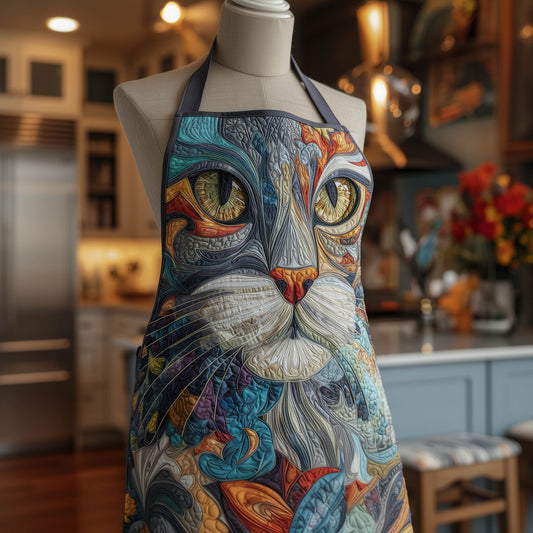 Rustic Catitude Quilted Apron GFTONT5016