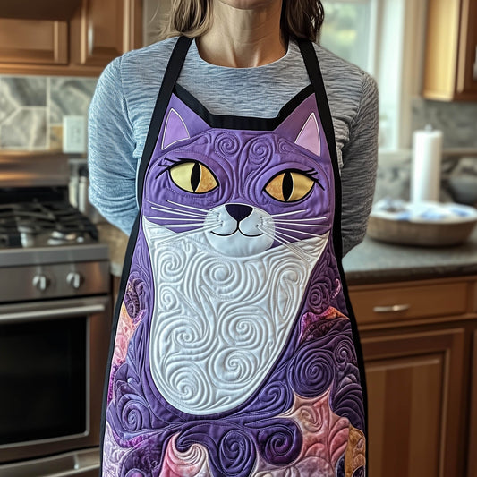 Whimsical Kitten Quilted Apron GFTONT5024