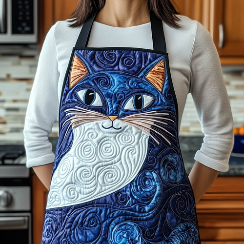 Whimsical Kitten Quilted Apron GFTONT5026