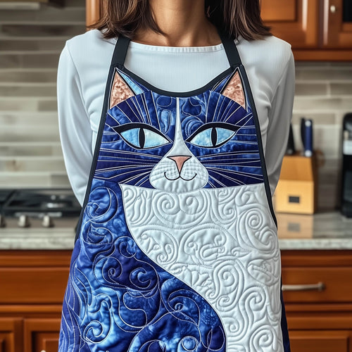 Whimsical Kitten Quilted Apron GFTONT5027