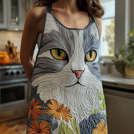 Meow Chef Quilted Apron GFTONT5030