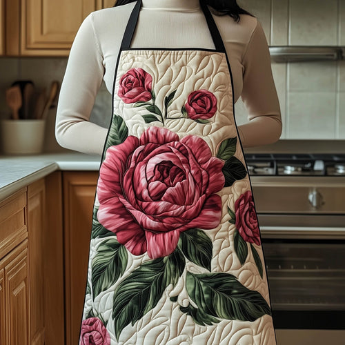 Charming Rose Quilted Apron GFTONT5076