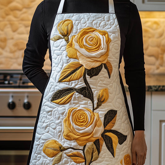 Elegant Rose Quilted Apron GFTONT5080