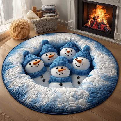 Snowman Quilted Round Mat GFTONT5090
