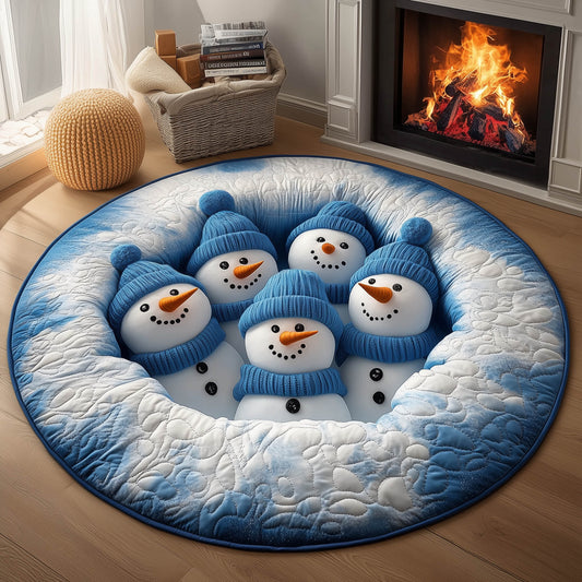 Snowman Quilted Round Mat GFTONT5090