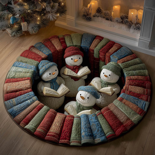 Snowman Quilted Round Mat GFTONT5091