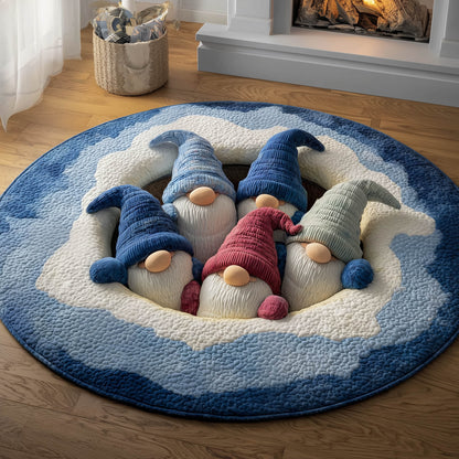 Winter Quilted Round Mat GFTONT5095