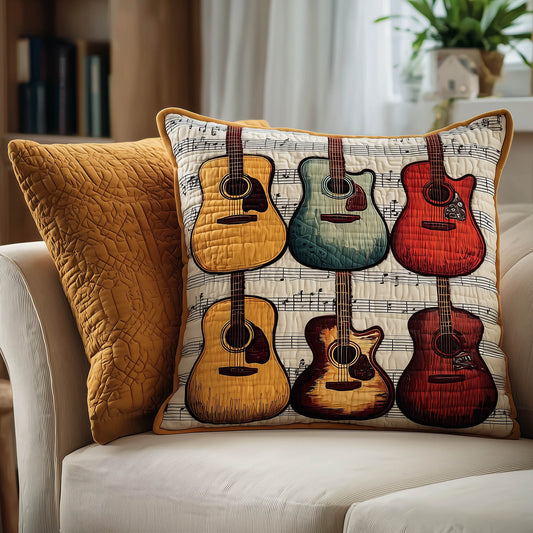 Acoustic Guitar Quilted Pillow Case GFTONT5103