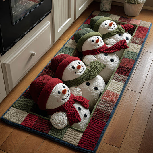 Festive Snowman Runner Rug GFTONT5105