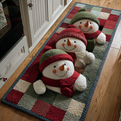 Festive Snowman Runner Rug GFTONT5106