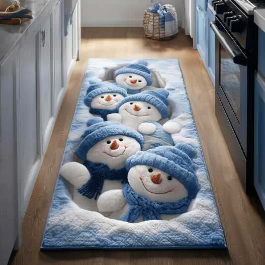 Festive Snowman Runner Rug GFTONT5107