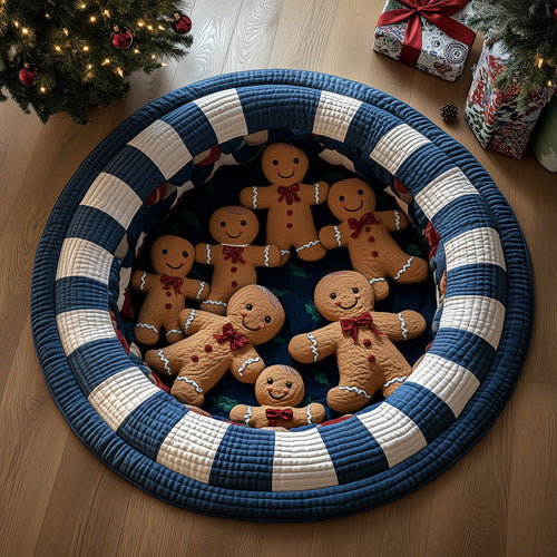 Festive Cookies Quilted Round Mat GFTONT5114