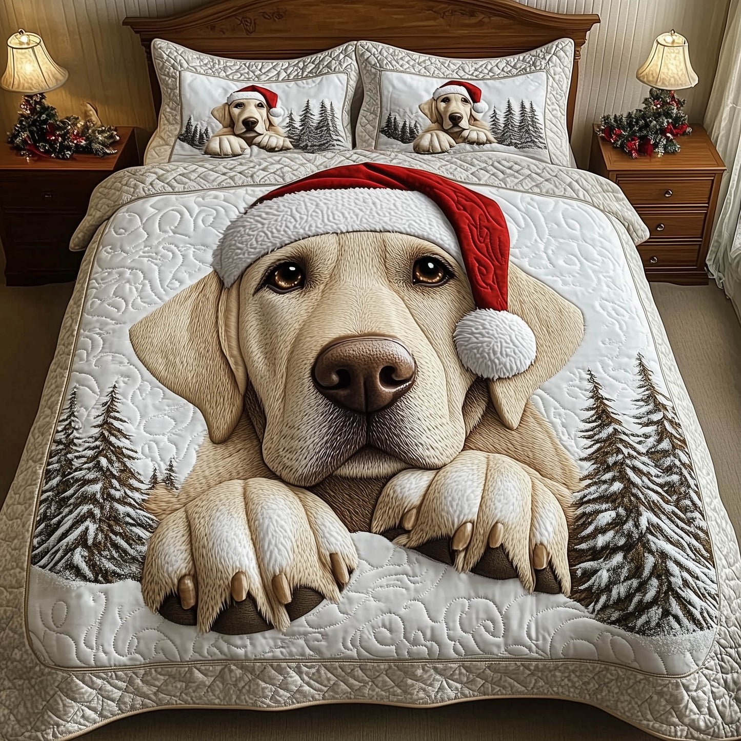 Labrador Holiday Duvet Cover Set GFTONT5120