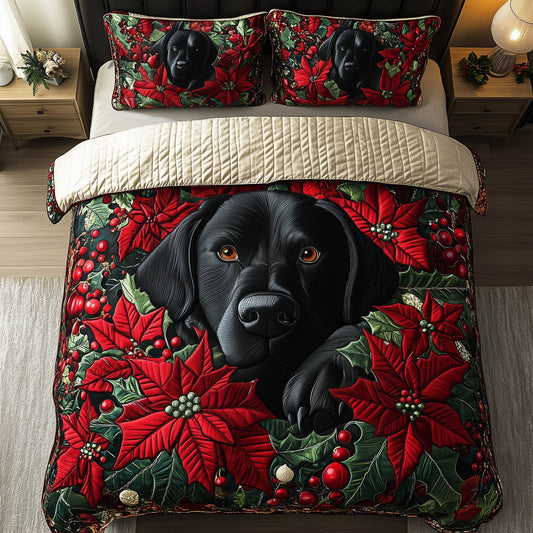 Festive Labrador Duvet Cover Set GFTONT5124