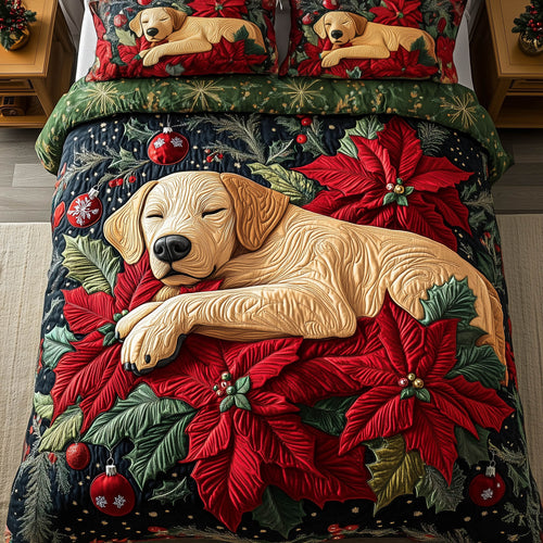Festive Labrador Duvet Cover Set GFTONT5125