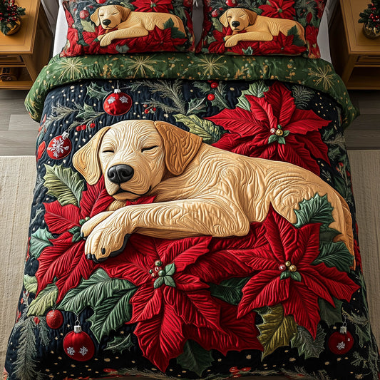 Festive Labrador Duvet Cover Set GFTONT5125