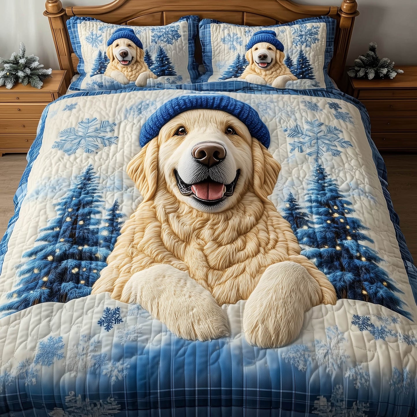 Retriever Holiday Duvet Cover Set GFTONT5126