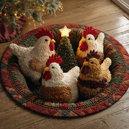 Festive Farmstead Quilted Round Mat GFTONT5137