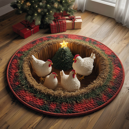 Festive Farmstead Quilted Round Mat GFTONT5138