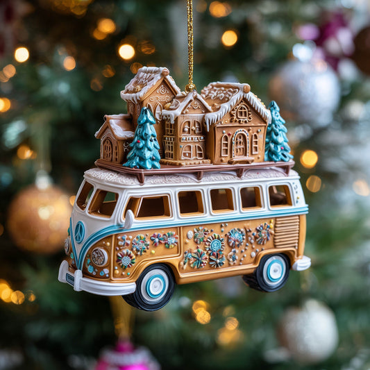 Yuletide Trip Christmas Mica Ornament GFTONT5158