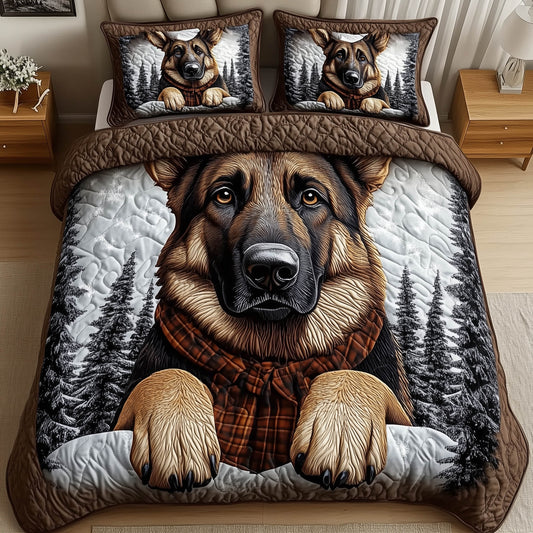 Yuletide German Shepherd Duvet Cover Set GFTONT5196