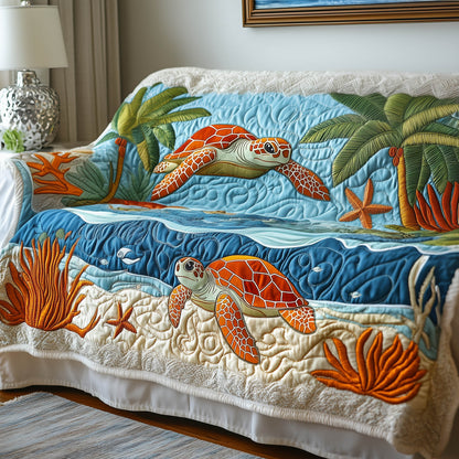 Sea Turtle Quilted Sofa Cover GFTONT5209