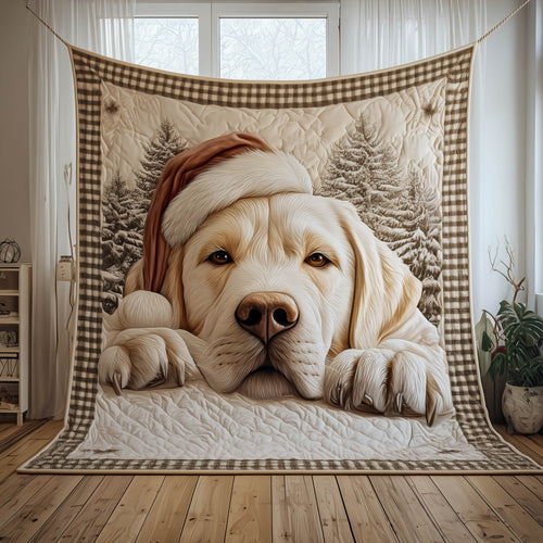 Labrador Holiday Quilted Blanket GFTONT5214