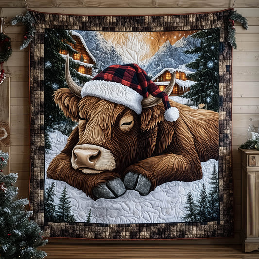 Highland Cow Quilted Blanket GFTONT5217