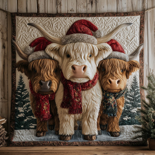 Highland Cow Quilted Blanket GFTONT5218