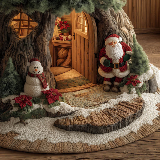 Santa Buddy Quilted Tree Skirt GFTONT5226