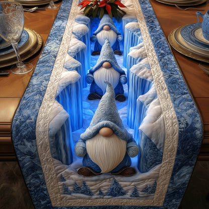 Yuletide Gnome Quilted Table Runner GFTONT5248