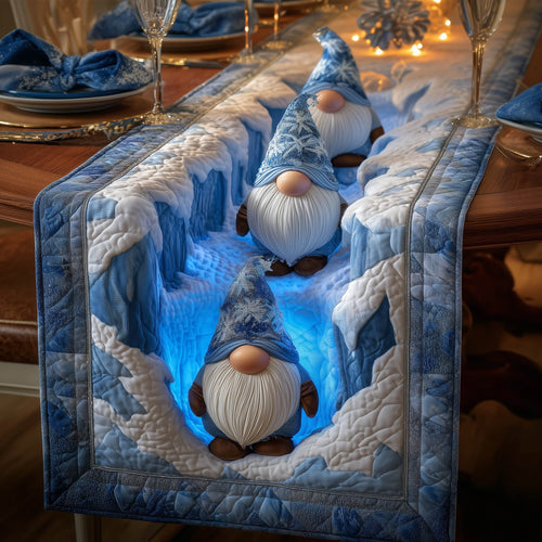 Yuletide Gnome Quilted Table Runner GFTONT5249