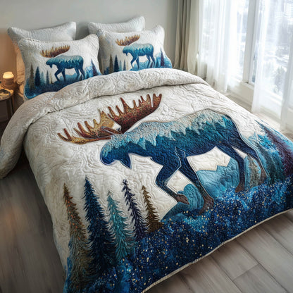 Festive Moose Duvet Cover Set GFTONT5269
