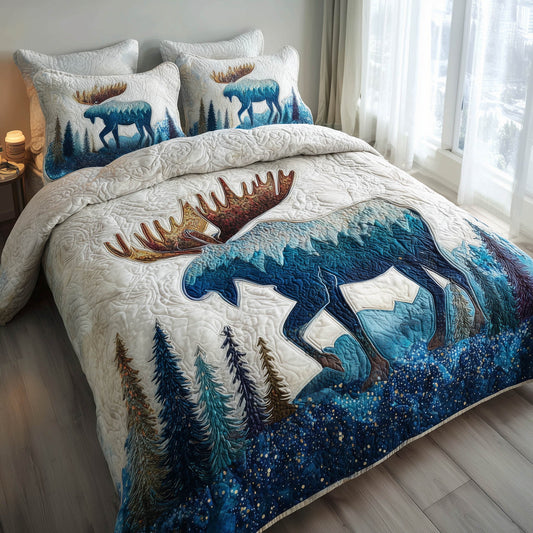 Festive Moose Duvet Cover Set GFTONT5269