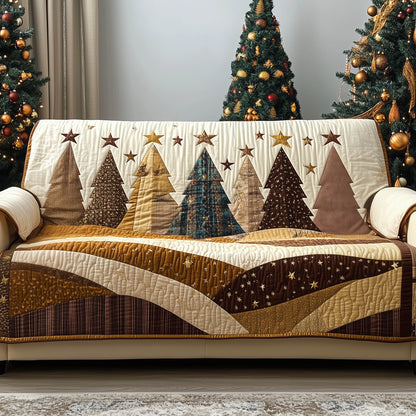 Gorgeous Evergreen Quilted Sofa Cover GFTONT5277