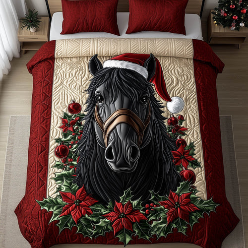 Festive Dark Horse Duvet Cover Set GFTONT5290