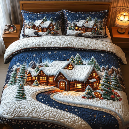 Christmas Cabin Duvet Cover Set GFTONT5297