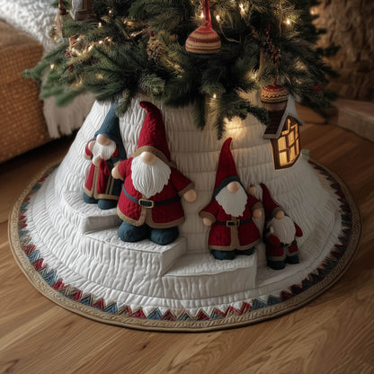 Joyful Gnome Quilted Tree Skirt GFTONT5300
