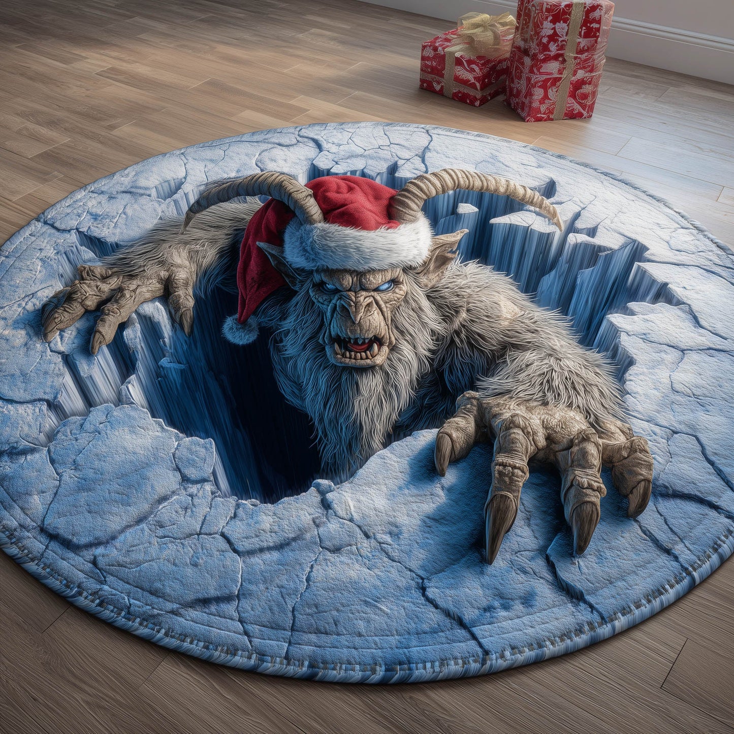Mystic Krampus Quilted Round Mat GFTONT5326