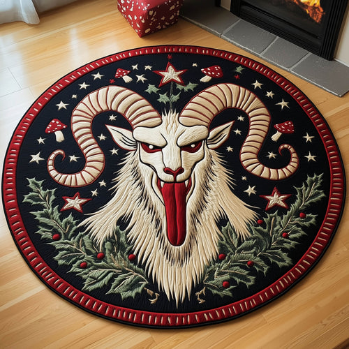 Folkart Krampus Quilted Round Mat GFTONT5329
