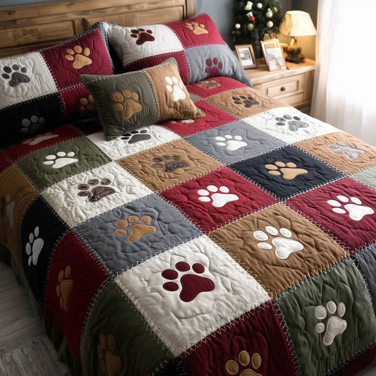 Paw Patchwork Duvet Cover Set GFTONT5342