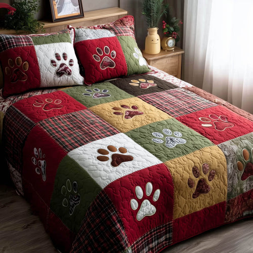 Paw Patchwork Duvet Cover Set GFTONT5344