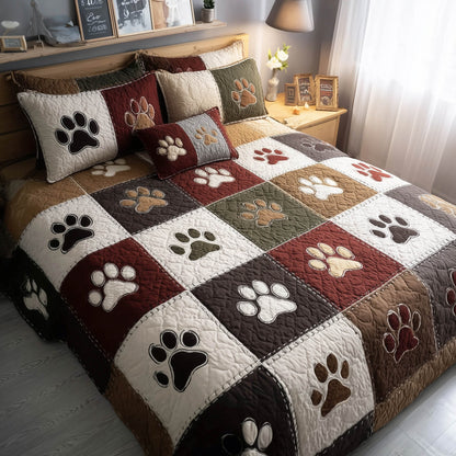 Paw Patchwork Duvet Cover Set GFTONT5345