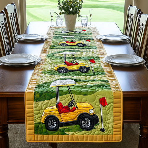 Golf Cart Quilted Table Runner GFTONT534