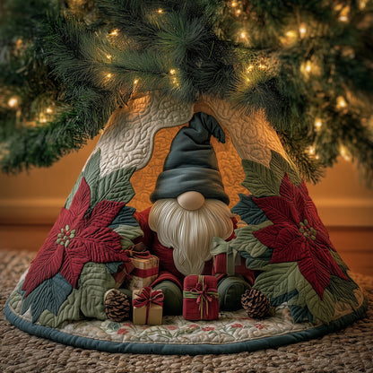 Winter Gnome Quilted Tree Skirt GFTONT5369