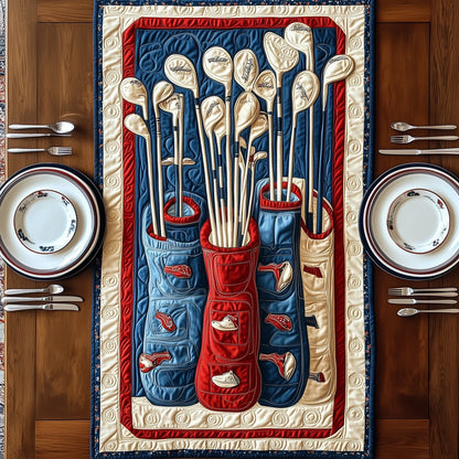 Golfing Joy Quilted Table Runner GFTONT537